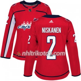 Washington Capitals Trikot Matt Niskanen 2 Adidas 2017-2018 Rot Authentic - Dame